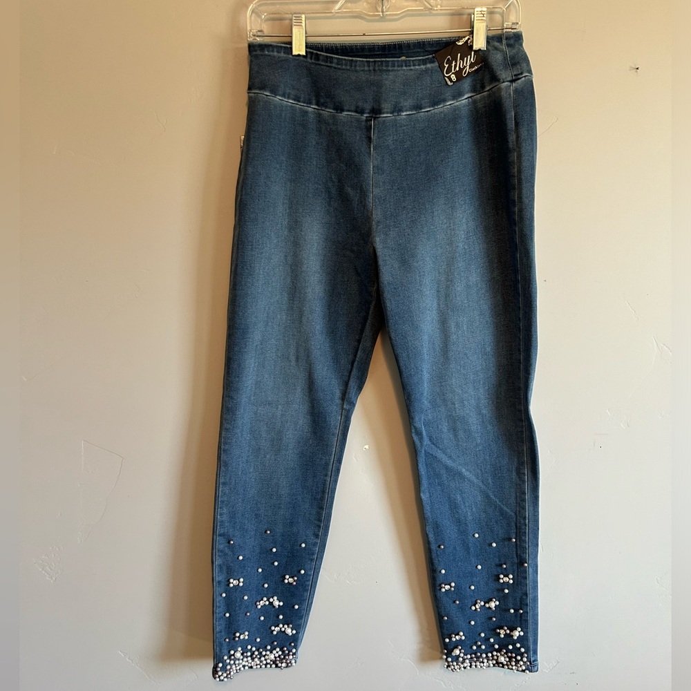 Jeans with Pearls!